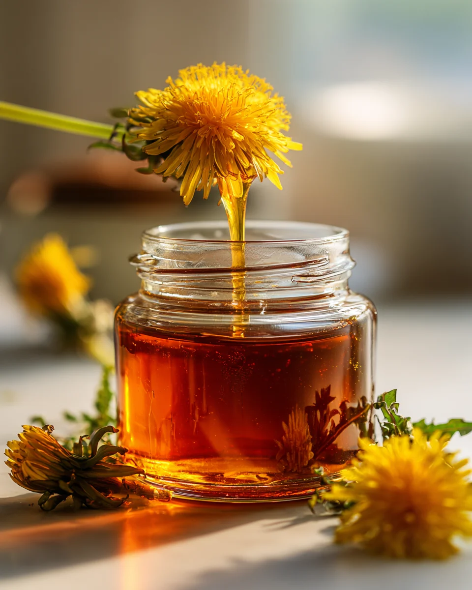 Delicious Dandelion Honey Syrup Recipe for Natural Sweetness