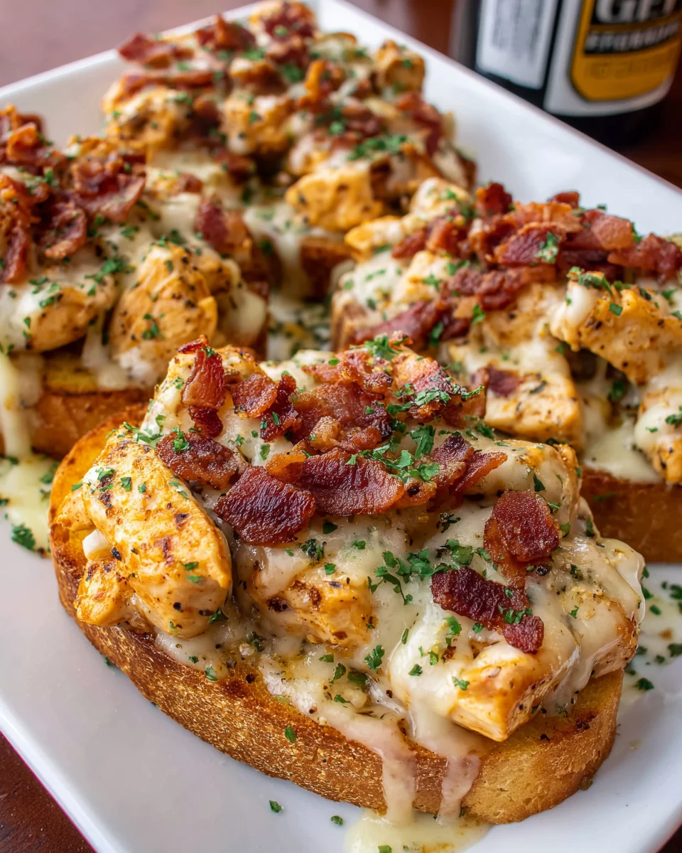 Delicious Parmesan Garlic Chicken with Garlic Toast Recipe