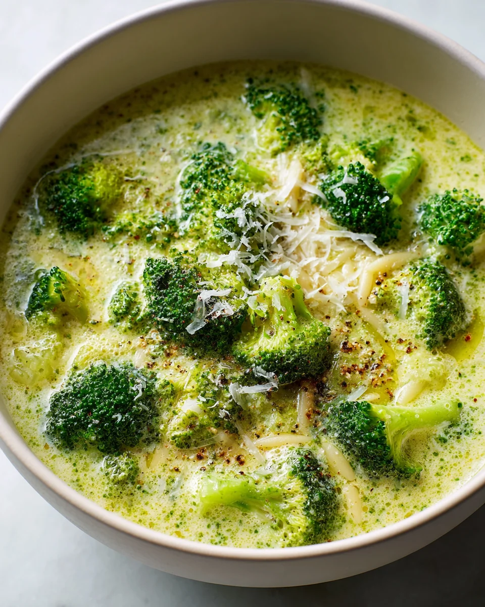 Garlic Italian Broccoli Soup: Healthy & Delicious Recipe!