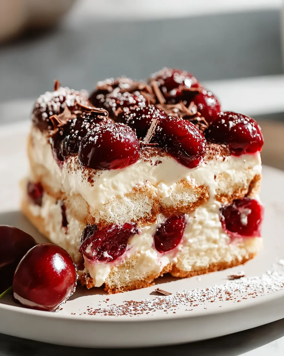 Heavenly Cherry Amaretto Extract Tiramisu Recipe