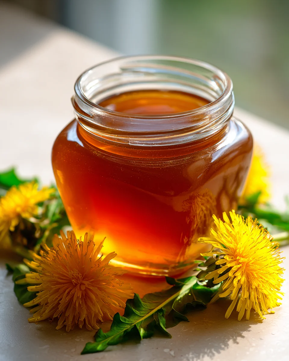 Delicious Dandelion Honey Syrup Recipe for Natural Sweetness