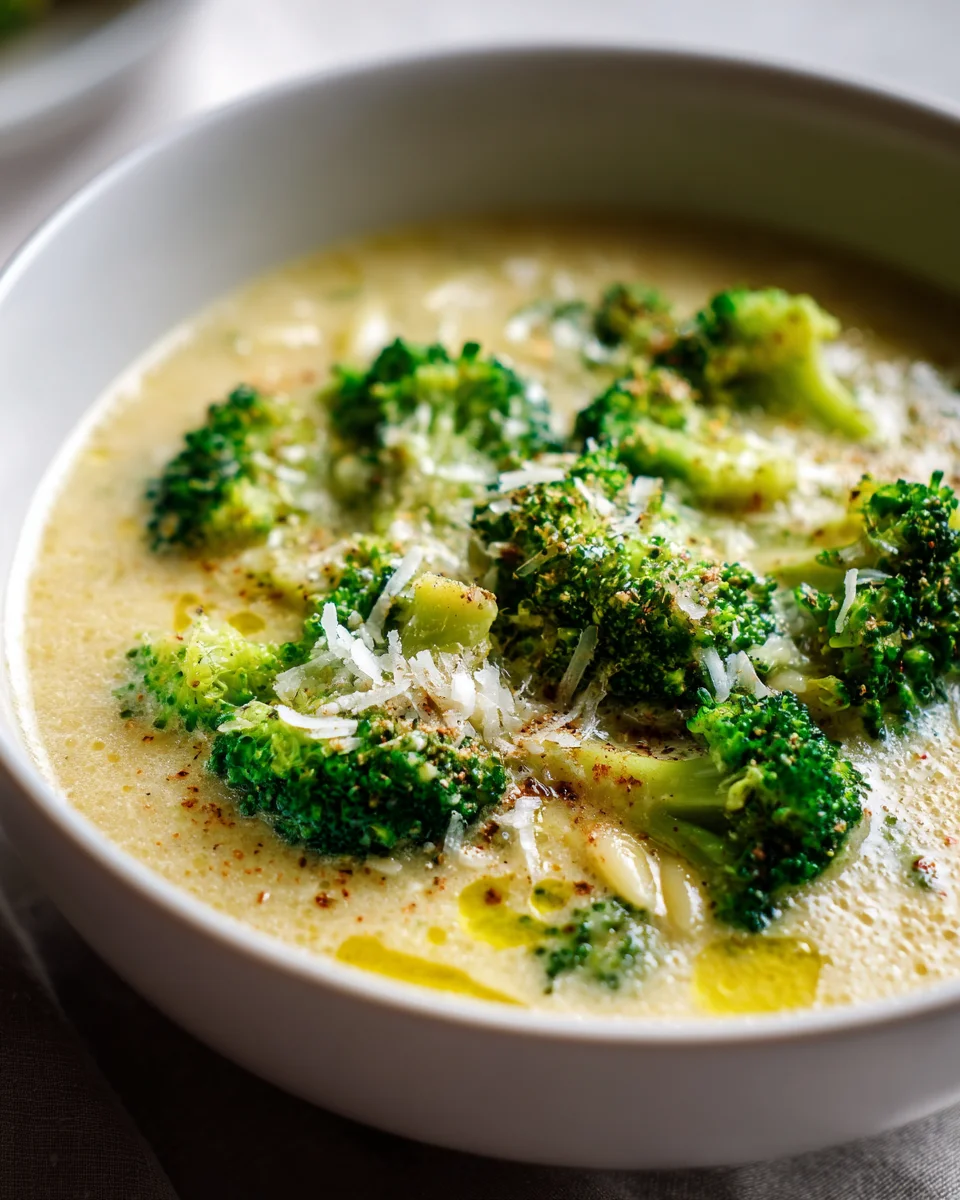 Garlic Italian Broccoli Soup: Healthy & Delicious Recipe!