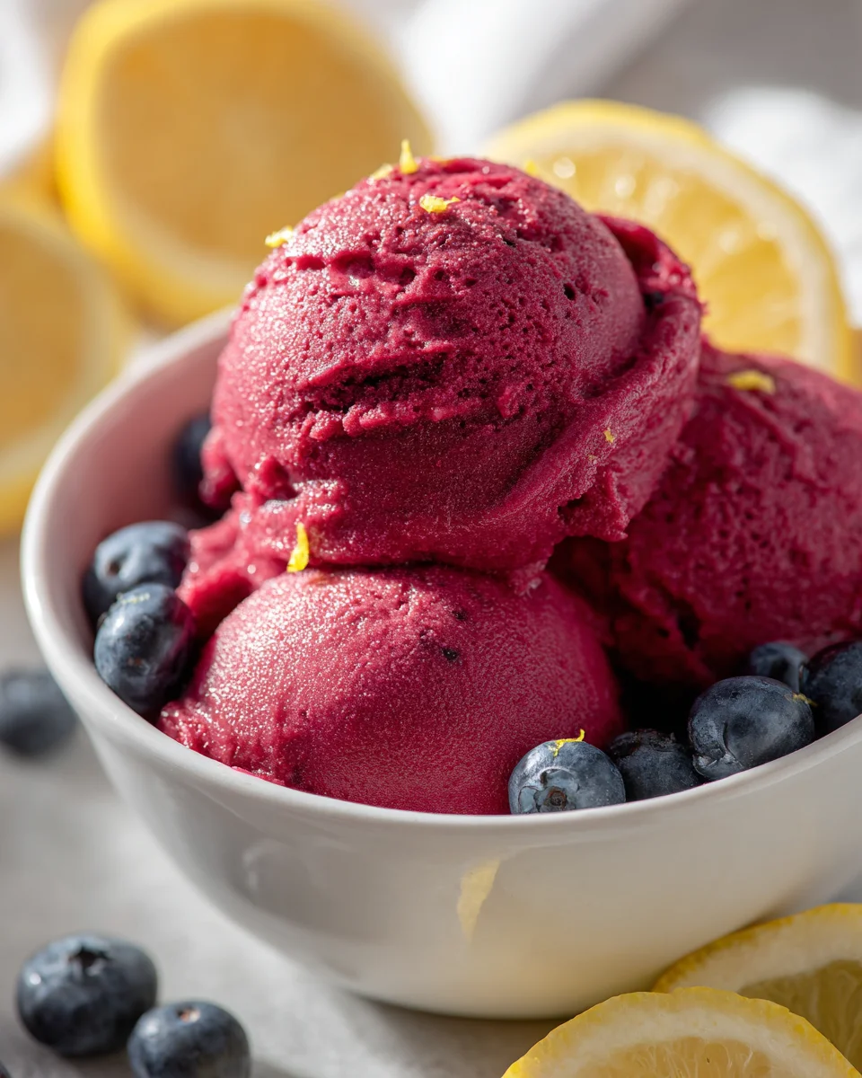 Ninja Creami Berry Lemonade Sorbet | Perfect Summer Dessert