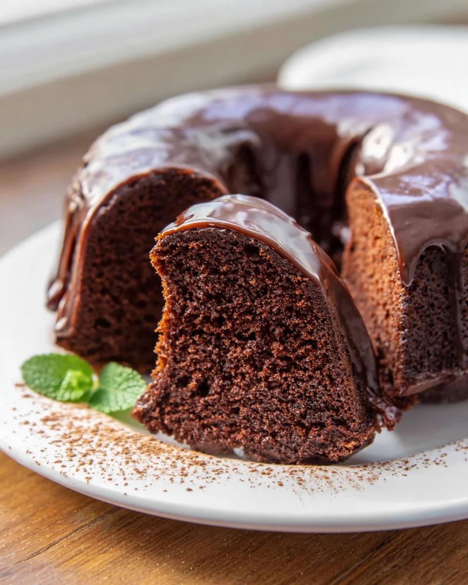 Easy Chocolate Cream Cheese Pound Cake: Decadent Recipe