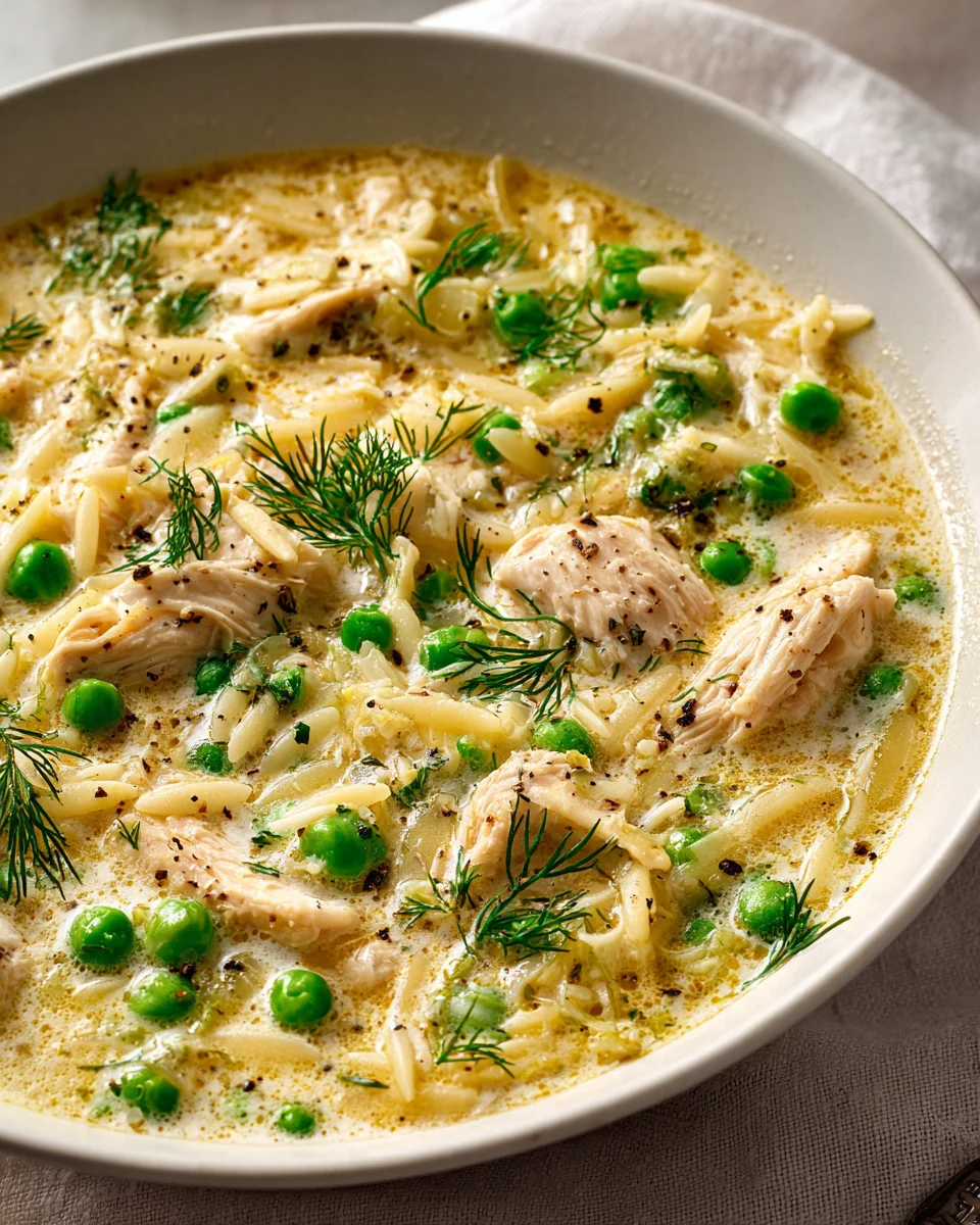 Spring Chicken Orzo Soup: Fresh Dill & Zesty Lemon