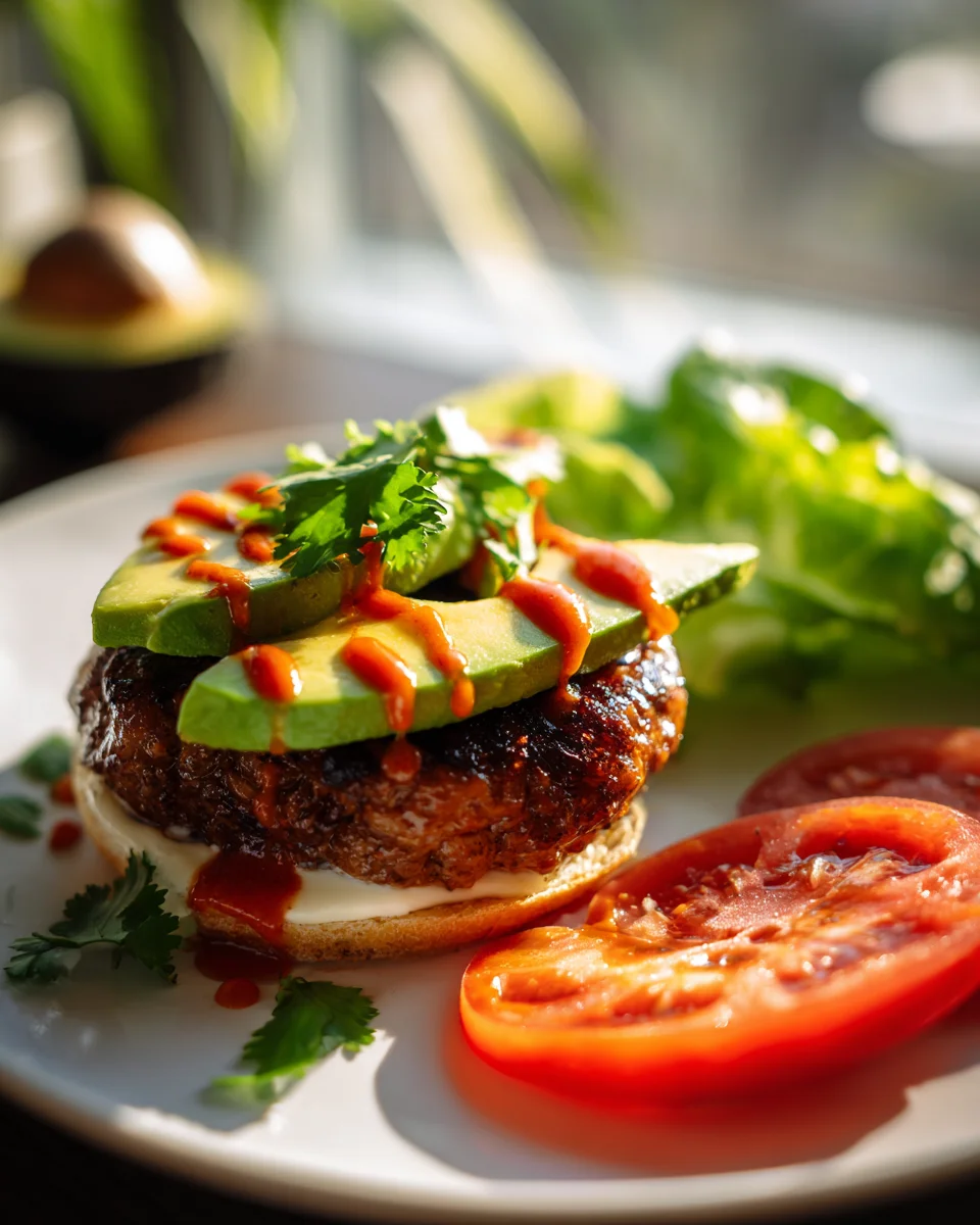 Elk Burger Recipe: Avocado & Chipotle Sauce Delight