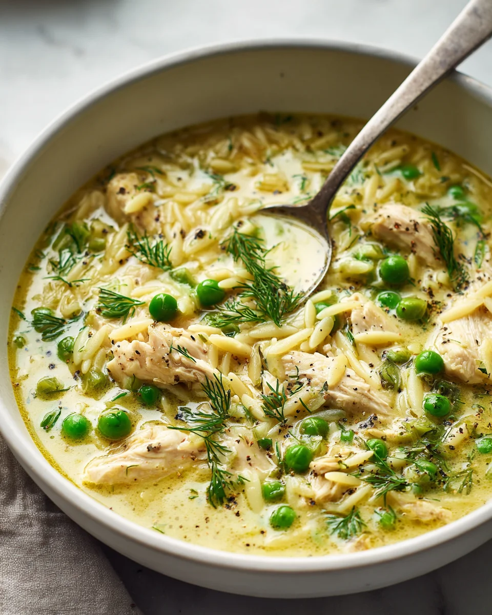 Spring Chicken Orzo Soup: Fresh Dill & Zesty Lemon