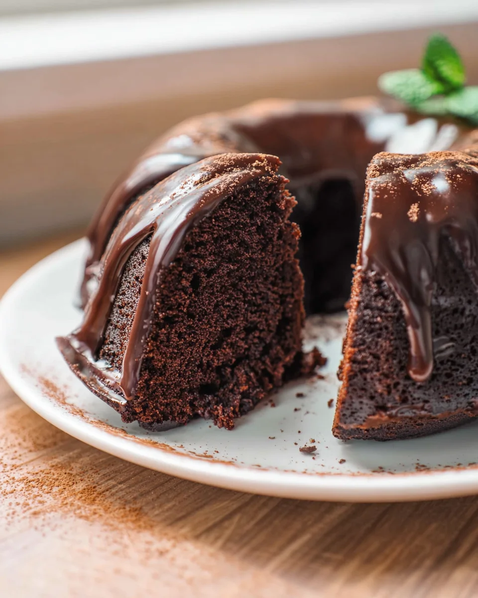 Easy Chocolate Cream Cheese Pound Cake: Decadent Recipe
