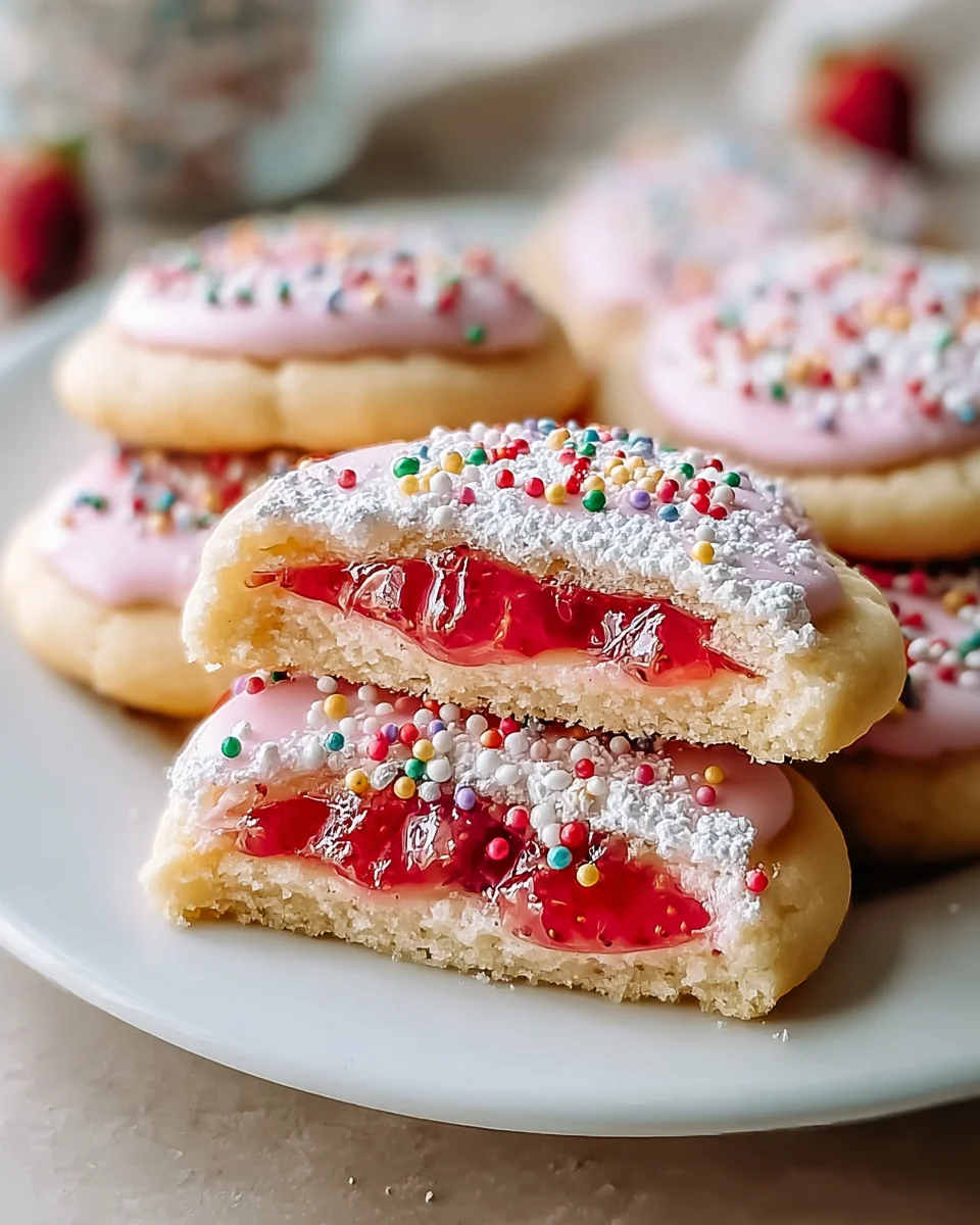 Delicious Strawberry Pop Tart Sugar Cookies Recipe to Savor