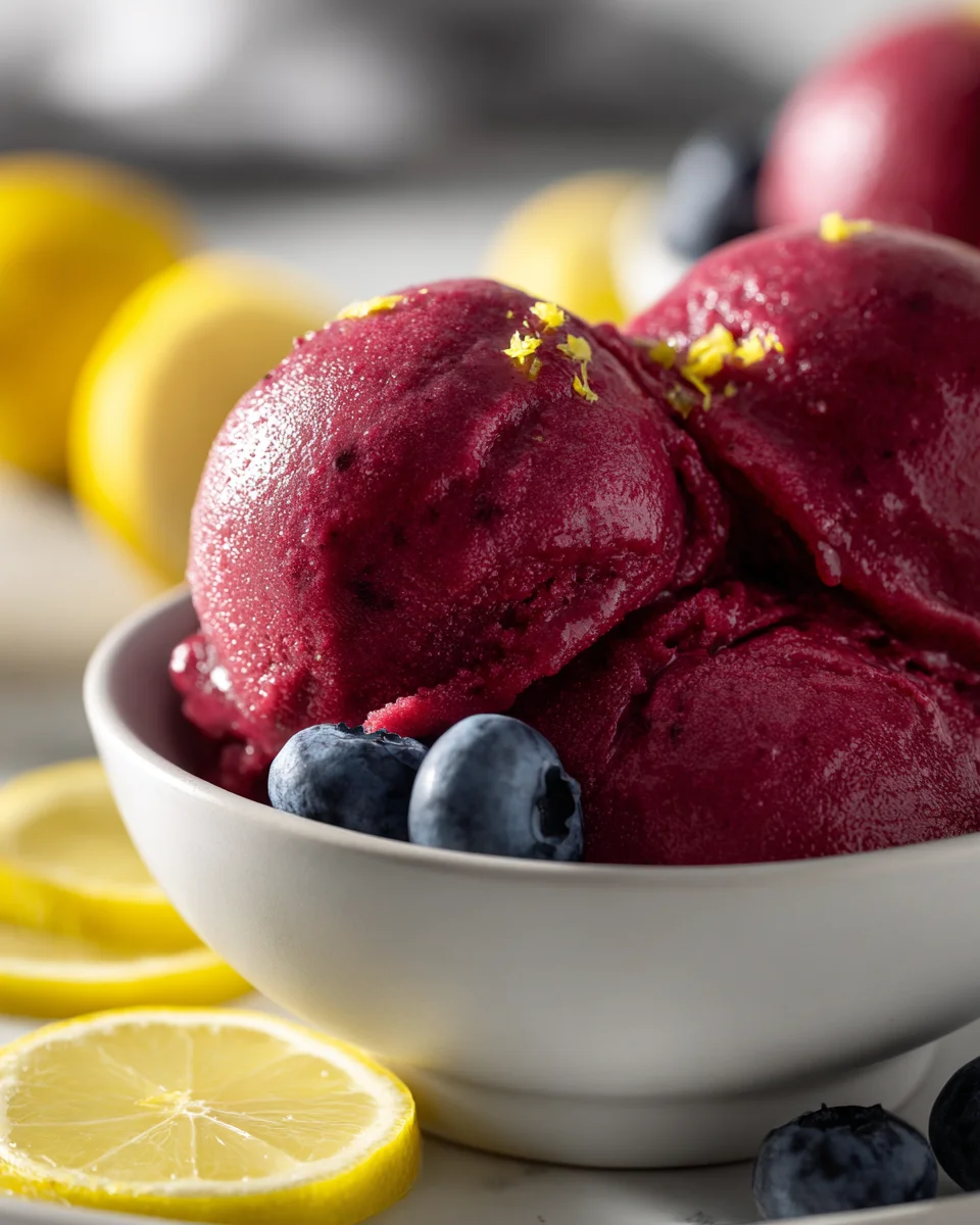 Ninja Creami Berry Lemonade Sorbet | Perfect Summer Dessert
