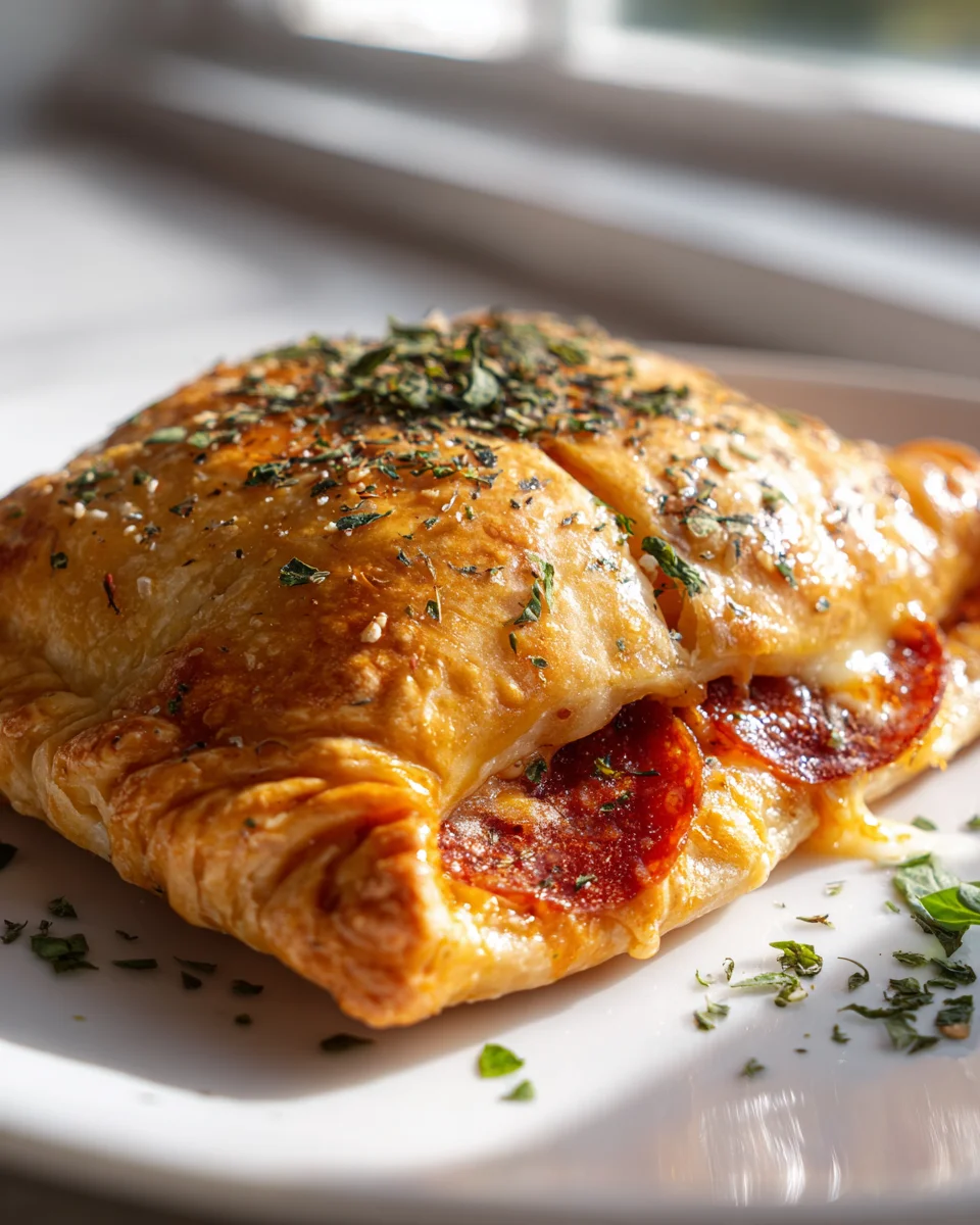 Homemade Beef Pepperoni Pizza Hot Pockets Recipe Delight
