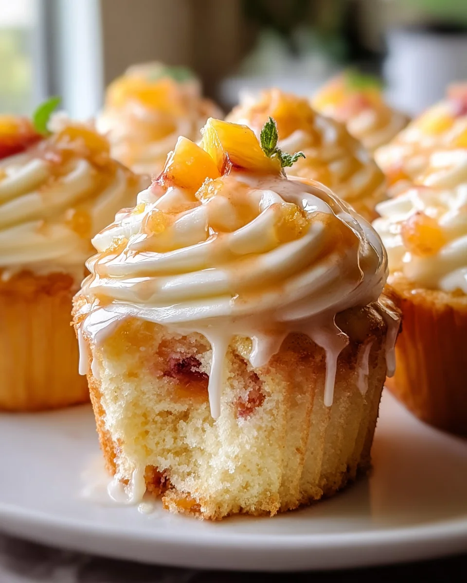 Honey Peach Cream Cheese Cupcakes: The Ultimate Sweet Treat