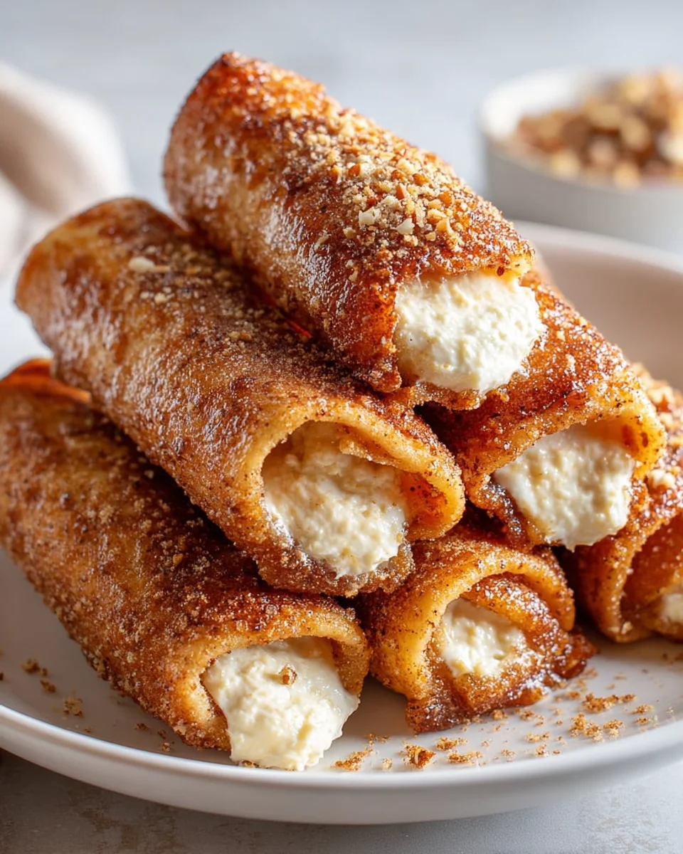 Keto Cinnamon Cream Cheese Roll Ups: Crispy Low Carb Delight