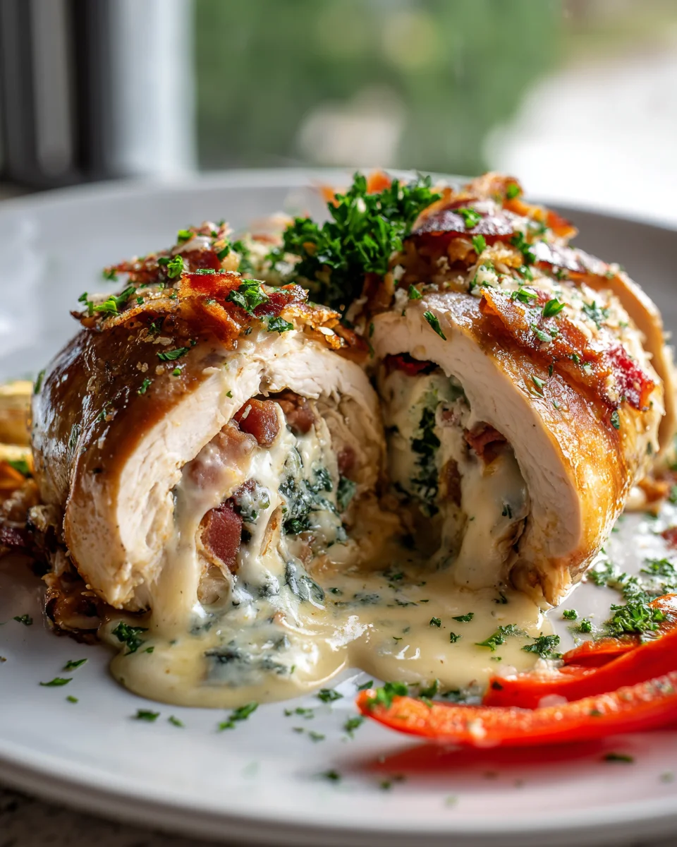 Beef Prosciutto and Swiss Stuffed Chicken Recipe Delight