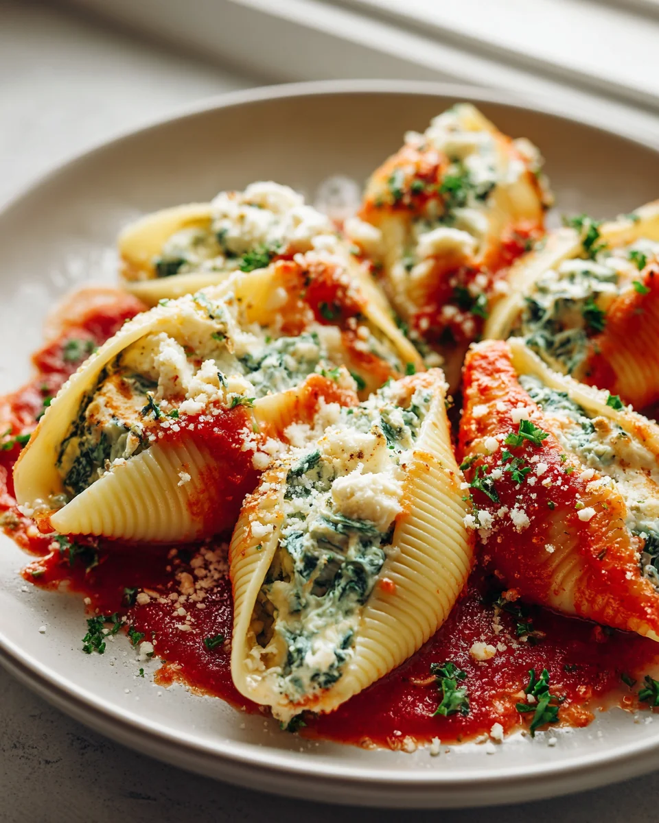Decadent Creamy Stuffed Shells Delight