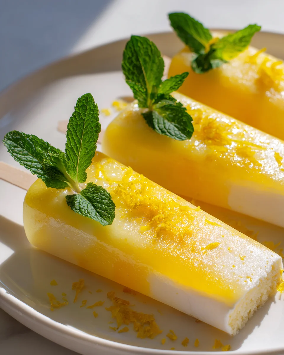 Lemon Glazed Spring Cakesicles: Zesty Treats for Everyone