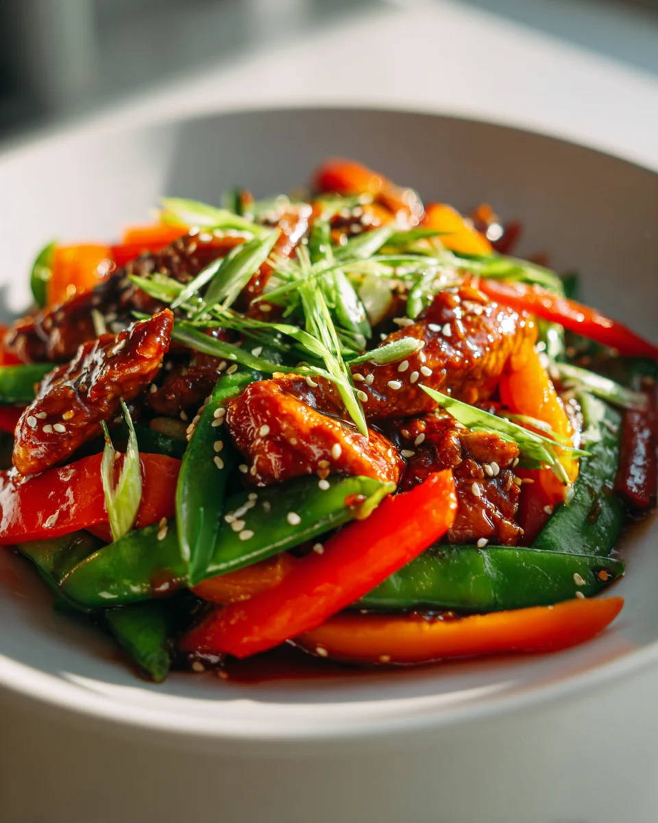 Sweet Gochujang Chicken Stir Fry: Quick & Flavorful Recipe!