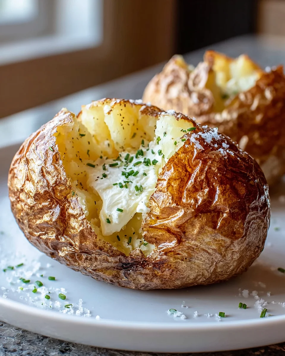 Crispy Air Fryer Baked Potato Recipe - Perfectly Fluffy!