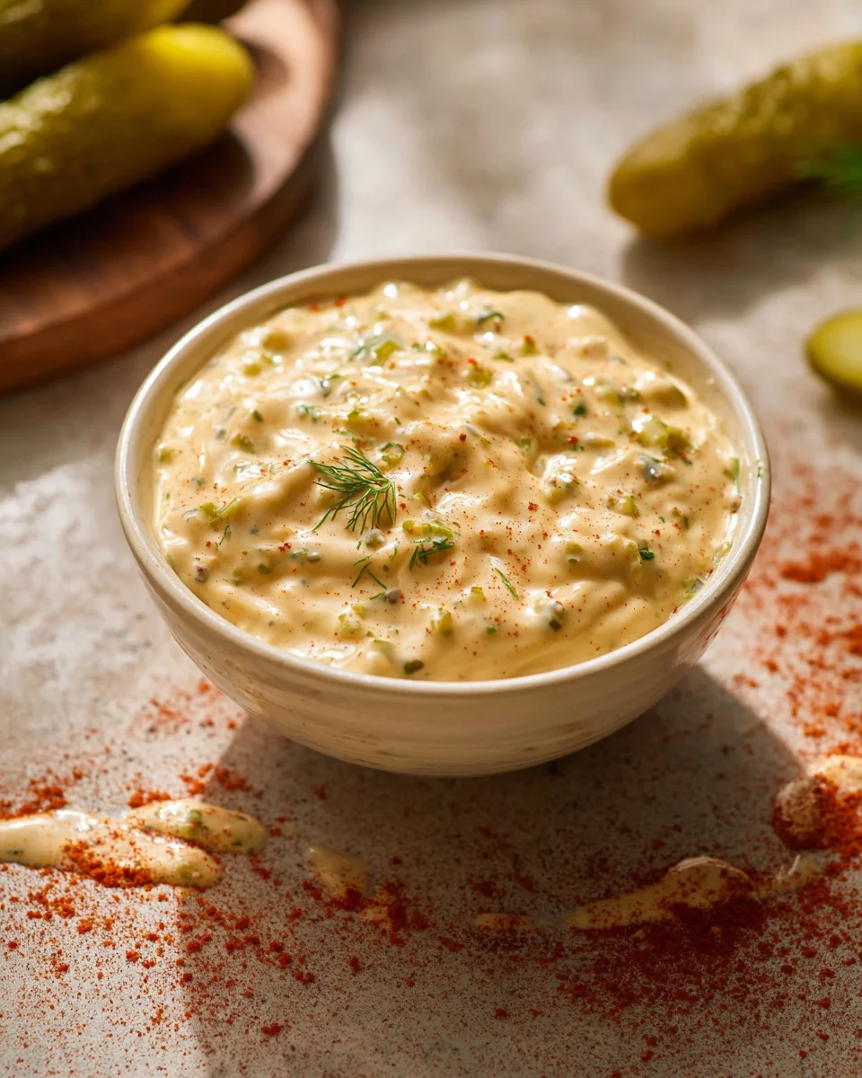 Zesty Spicy Dill Pickle Burger Sauce Recipe for Burger Lovers