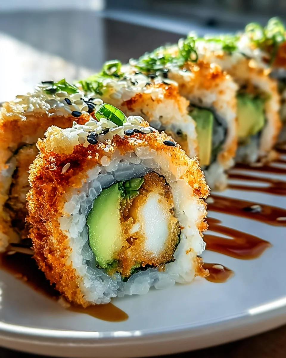 Crispy Chicken Tempura Sushi Roll
