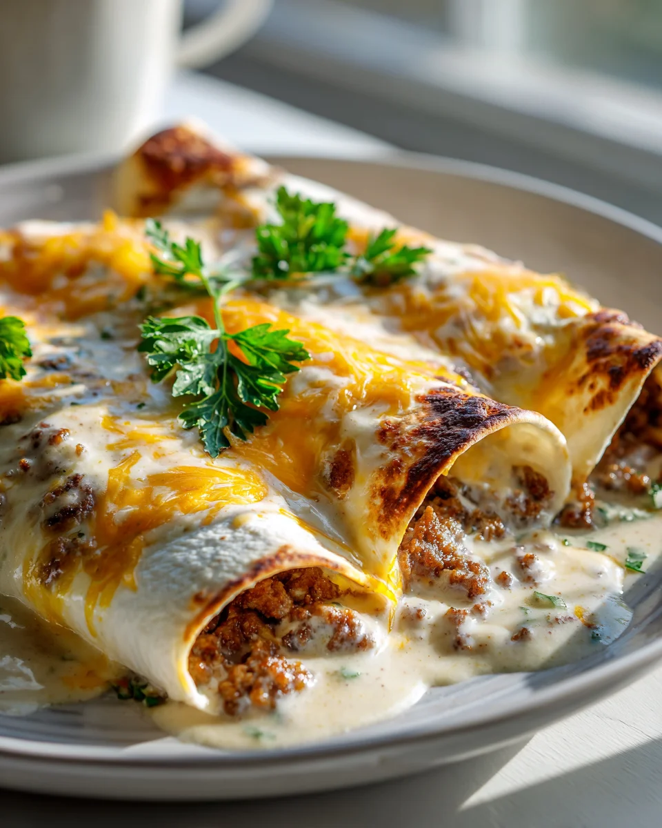 Savory Southern Breakfast Enchiladas Delight