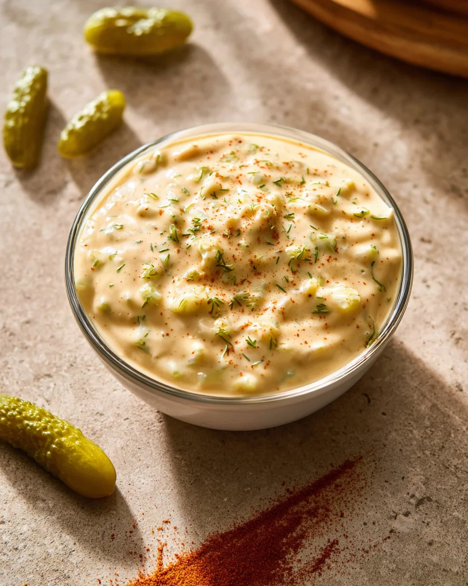 Zesty Spicy Dill Pickle Burger Sauce Recipe for Burger Lovers