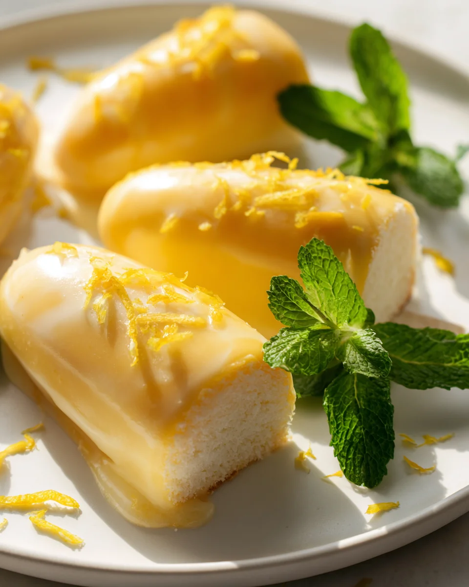 Lemon Glazed Spring Cakesicles: Zesty Treats for Everyone