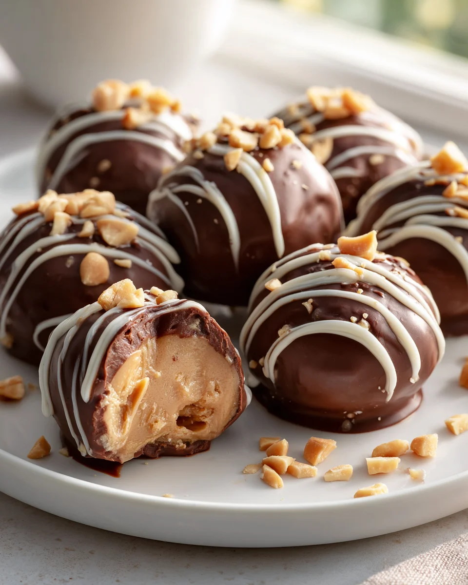 Delicious Peanut Butter Chocolate Baseball Bites Recipe!