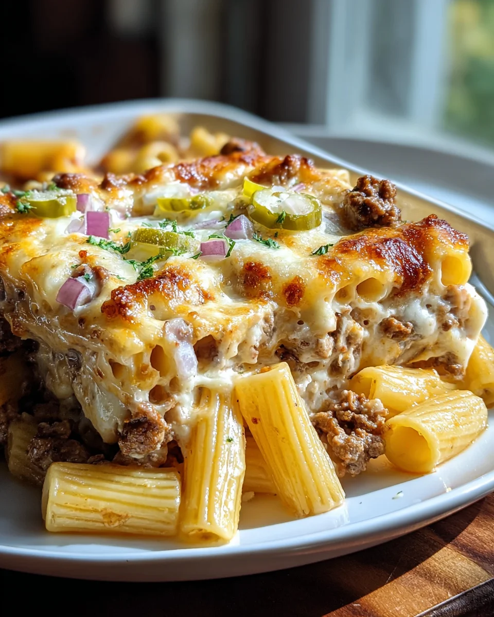 Big Mac Noodle Casserole with Iconic Dressing Recipe