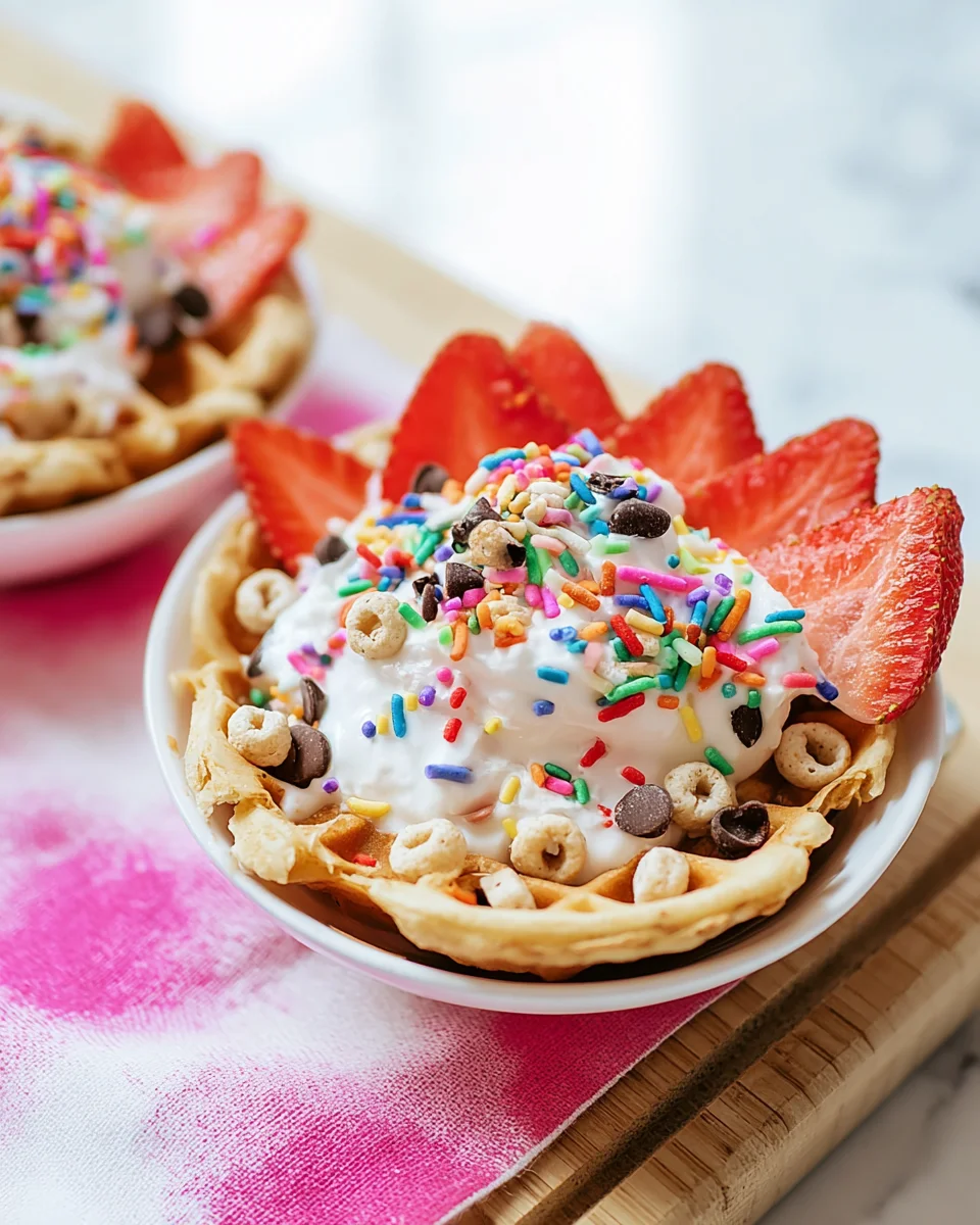 Delicious Yogurt Sundae Bowls: A Healthy Dessert Delight