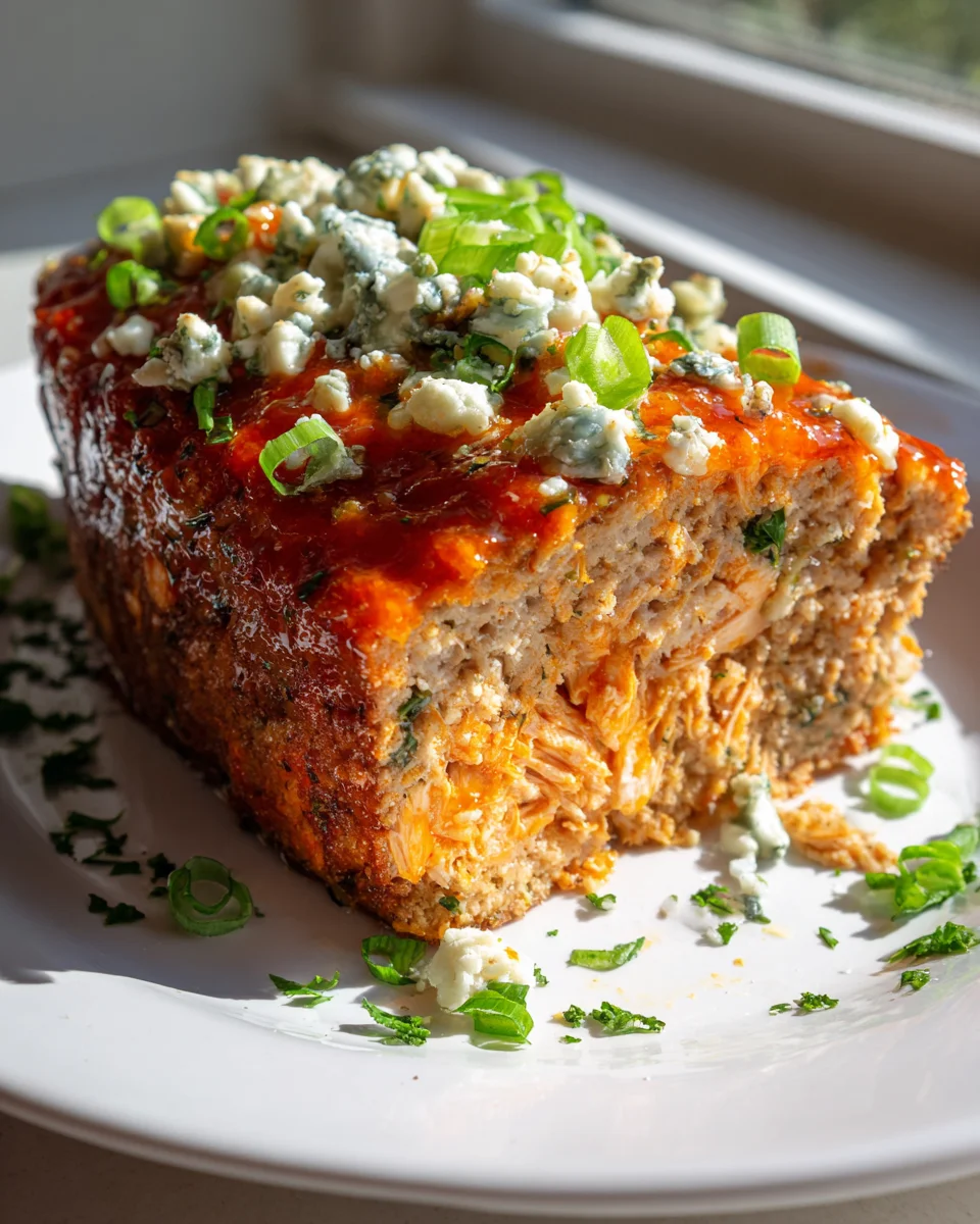 Buffalo Chicken Meatloaf with Blue Cheese: A Spicy Twist!