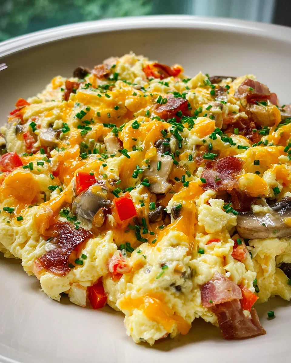 Loaded Beef Scrambled Eggs