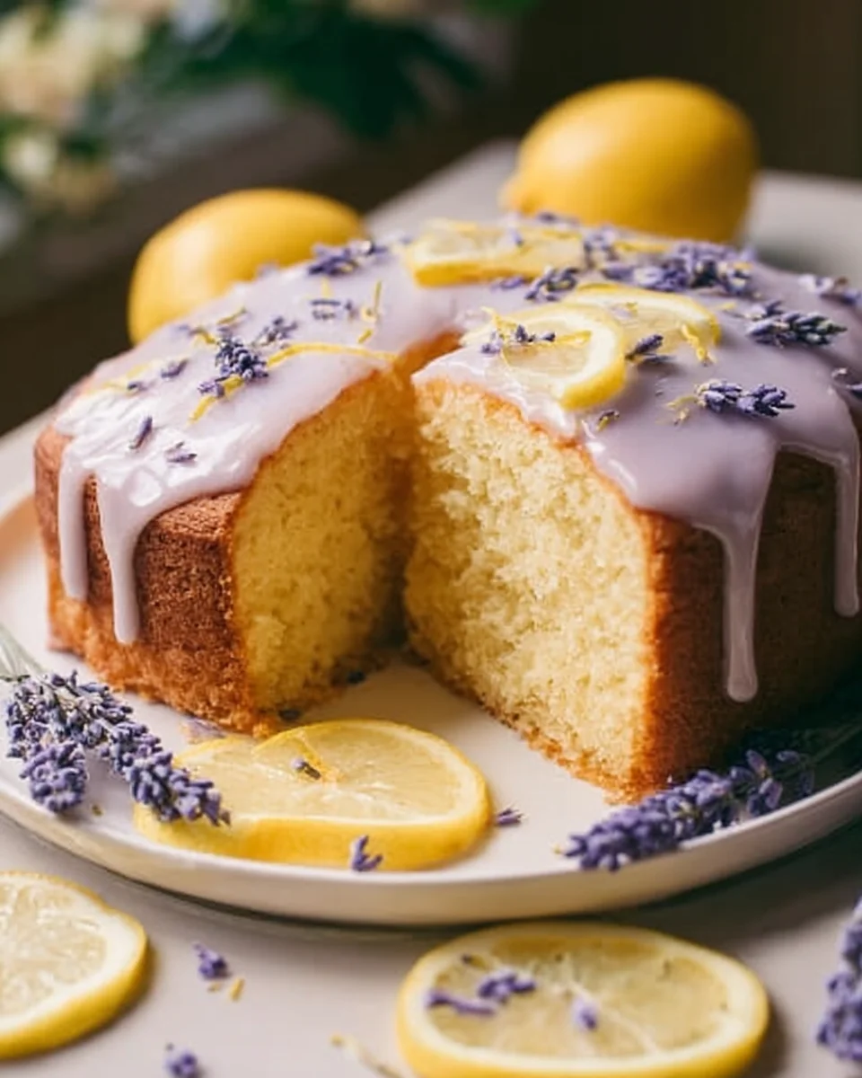 Lemon Lavender Bliss Cake
