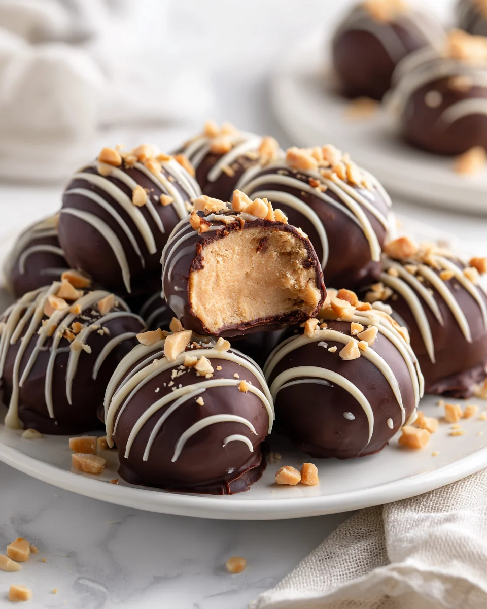 Delicious Peanut Butter Chocolate Baseball Bites Recipe!