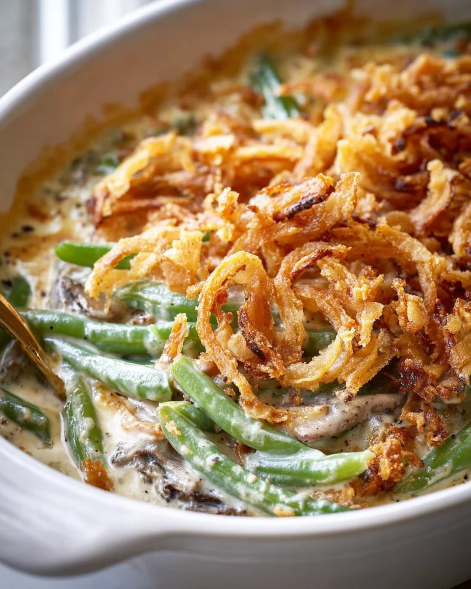 Irresistible Campbell's Green Bean Casserole Recipe Delight