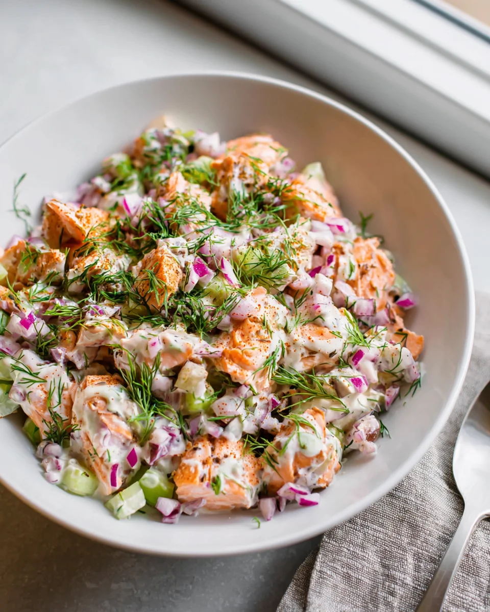Delicious Salmon Salad Recipe: Healthy & Refreshing Meal Idea
