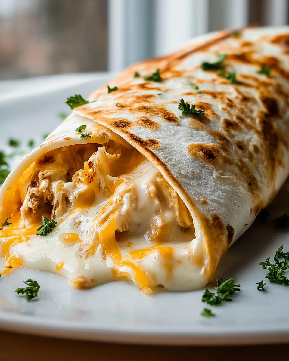 Cheesy Garlic Chicken Wraps: Easy & Delicious Recipe Idea