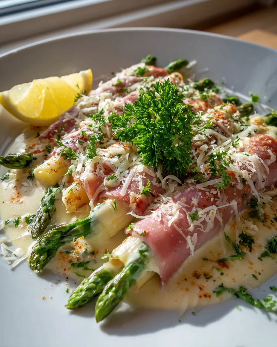 Delicious Asparagus Rolls with Beef Ham Recipe to Try!