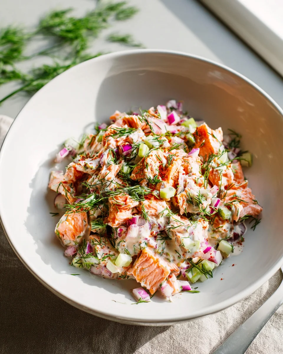 Delicious Salmon Salad Recipe: Healthy & Refreshing Meal Idea