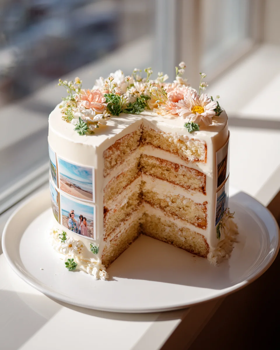 Senior Year Photo Collage Cake: Edible Memories Delight