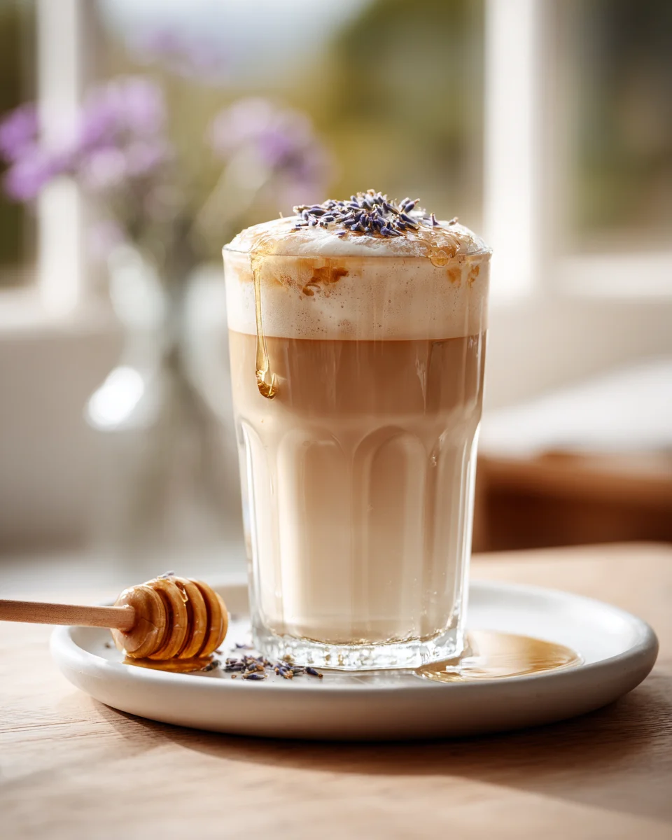 Lavender Honey Iced Latte Recipe - Refreshing Summer Drink