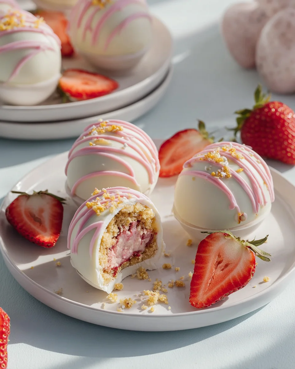 Delicious Strawberry Shortcake Easter Egg Bombs Recipe