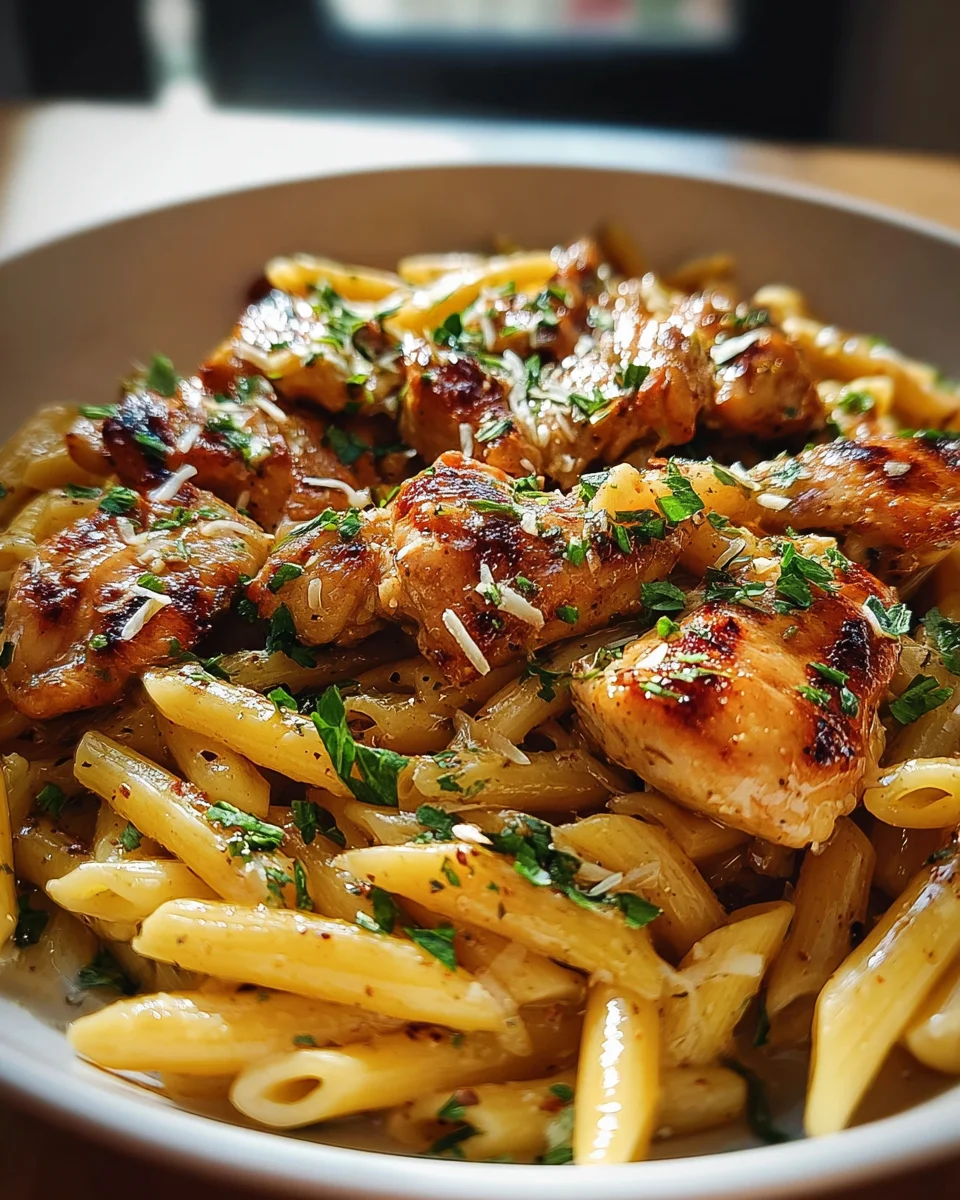 Sticky Smoky Garlic Butter Chicken Pasta: A Flavorful Delight