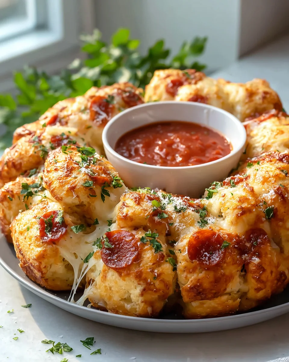 Cheesy Pull-Apart Pizza Bliss