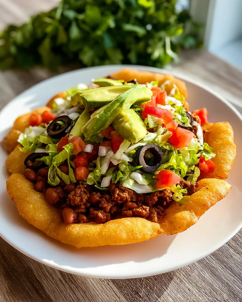 Delicious Homemade Navajo Taco Fry Bread Recipe to Try!